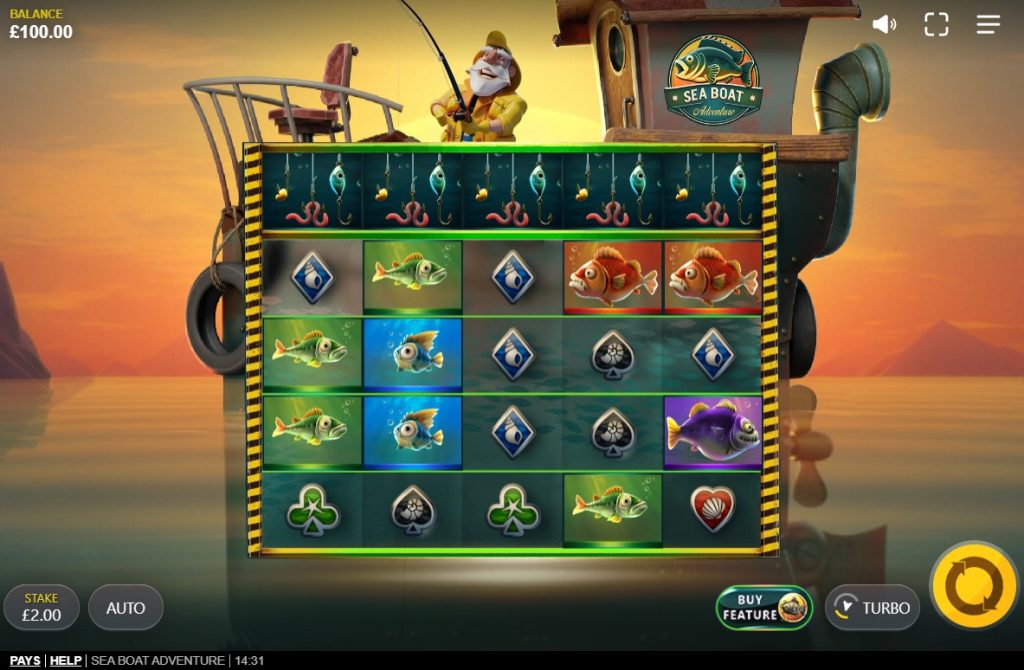 Sea Boat Adventure Slot Game