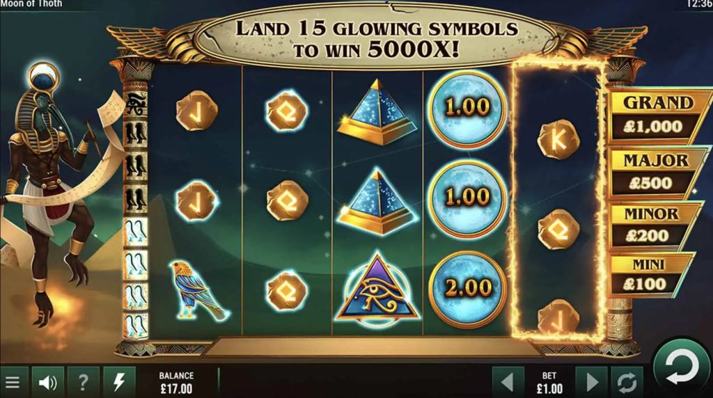 Moon of Thoth Online Casino Slot Game